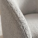 Ver imagem 7 de Poltrona Decorativa Organica Joy Base Giratoria Boucle Tce 1018 Moll