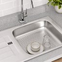 Ver imagem 6 de Tapete Pia Banheiro Cozinha Lyor PVC Antiderrapante Incolor Organizador Bancadas