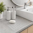 Ver imagem 4 de Tapete Pia Banheiro Cozinha Lyor PVC Antiderrapante Incolor Organizador Bancadas