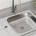 Ver imagem 3 de Tapete Pia Banheiro Cozinha Lyor PVC Antiderrapante Incolor Organizador Bancadas