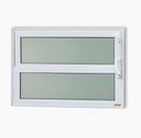 Ver imagem 1 de Vitrô Alumínio Branco Basculante 2V Maxx - 40x80