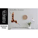 Ver imagem 4 de Decoração Escultura de Parede Abstrata em Aço cor Bronze Exclusiva no Brasil para Sala, Quarto, Escr