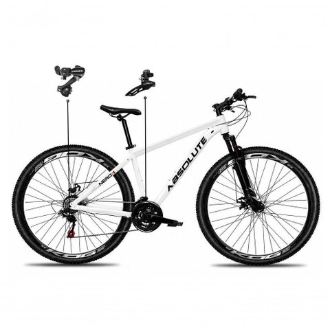 Bicicleta Nero 6 Mountain Bike Aro 29 Quadro Alumínio 21 Marchas Câmbios Shimano Freio a Disco