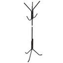 Ver imagem 1 de Cabideiro de Chão Pintura Eletrostática Preto Brilhante Grande – 67x175 Cm