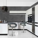 Ver imagem 2 de Poltrona Sala Decorativa Kit 2 Stella Giratória Madeira Ma30 Suede D03 - D’Rossi