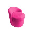 Ver imagem 6 de Kit Namoradeira + 2 Poltronas Yara Orgânica Veludo Rosa Pink