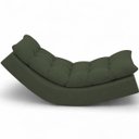 Ver imagem 6 de Kit 2 Poltronas Leve Balanço Linho Premium Easy Clean Luxo Balance para Sala Quarto Conforto