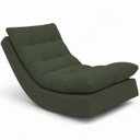 Ver imagem 5 de Kit 2 Poltronas Leve Balanço Linho Premium Easy Clean Luxo Balance para Sala Quarto Conforto