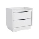 Ver imagem 1 de Mesa Cabeceira Infantil C/ 2 Gavetas M261 Branco - Kappesberg