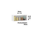 Ver imagem 6 de Armário Aéreo 70cm 1 Porta Basculante Dora Luciane Móveis