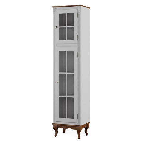 Armário de Cozinha Hannover 2 Portas MDF 48.5cm Branca Linz Móveis