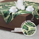 Ver imagem 3 de 10 Toalha Chá Centro Mesa 70X70 Costela Adão PVC Cafeteria