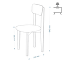 Ver imagem 7 de Conjunto Mesa Infantil com 4 Cadeiras Multicolorida:branco