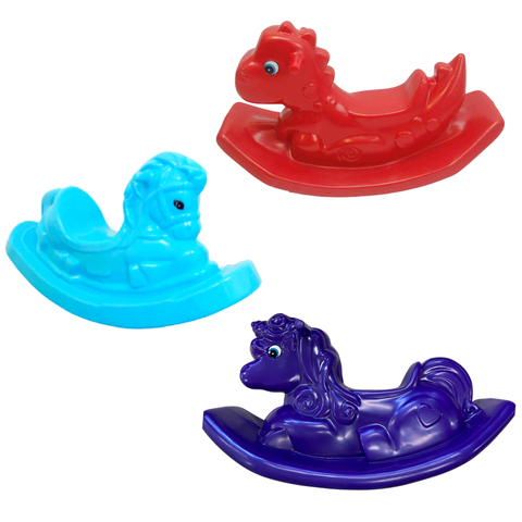 Combo Cavalinho - Unicornío - Dino Gangorras Infantil até 6 Anos