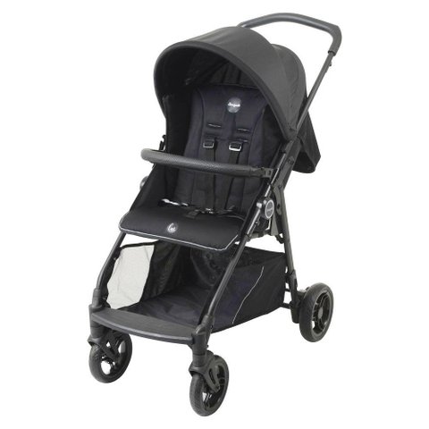 Carrinho de Bebê Burigotto Lui de 0 até 15kg para Passeio Grafite