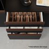 Armário de Cozinha Completa 320cm Preto Reims Madesa 01 - 9
