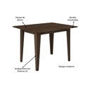 Ver imagem 2 de Conjunto Sala de Jantar Retangular Mesa Kate 120cm e 04 Cadeiras Josi Poliman Móveis Amêndoa