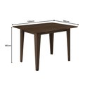 Ver imagem 3 de Conjunto Sala de Jantar Retangular Mesa Kate 120cm e 04 Cadeiras Josi Poliman Móveis Amêndoa