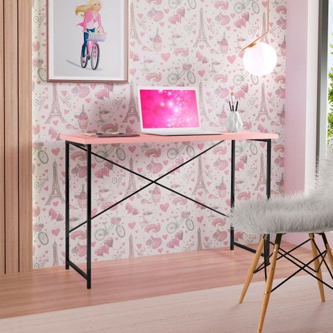 Escrivaninha Industrial Princesa 76cm Klm Móveis