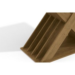 Base Mesa de Jantar Graviola Ba29 Madeirado S/ Tampo Canela/off White - Kappesberg - 4