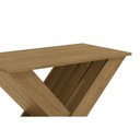 Ver imagem 5 de Base Mesa de Jantar Graviola Ba29 Madeirado S/ Tampo Canela/off White - Kappesberg