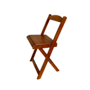 Ver mais imagens de Conjunto Mesa Dobrável Área Externa 70x70cm com 4 Cadeiras Madeira Maciça Mel Marrom