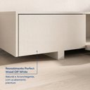 Ver mais imagens de Rack Extensível Ripado com Painel TV 86 Polegadas 280x250cm Aruá CabeCasa MadeiraOriginals Off White