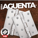 Ver imagem 7 de Dobradiça para Porta Casanova Embutir Inox com Rolamento 4" X 3" 2.5mm 90kg com 3 Unidades + Parafus