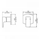 Ver imagem 2 de ACABAMENTO MONOCOMANDO PERFLEX GALLANT 10738210 C.90