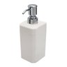 Dispenser Porta Sabonete Líquido 300ml Com Fixação Parede:Branco - 1