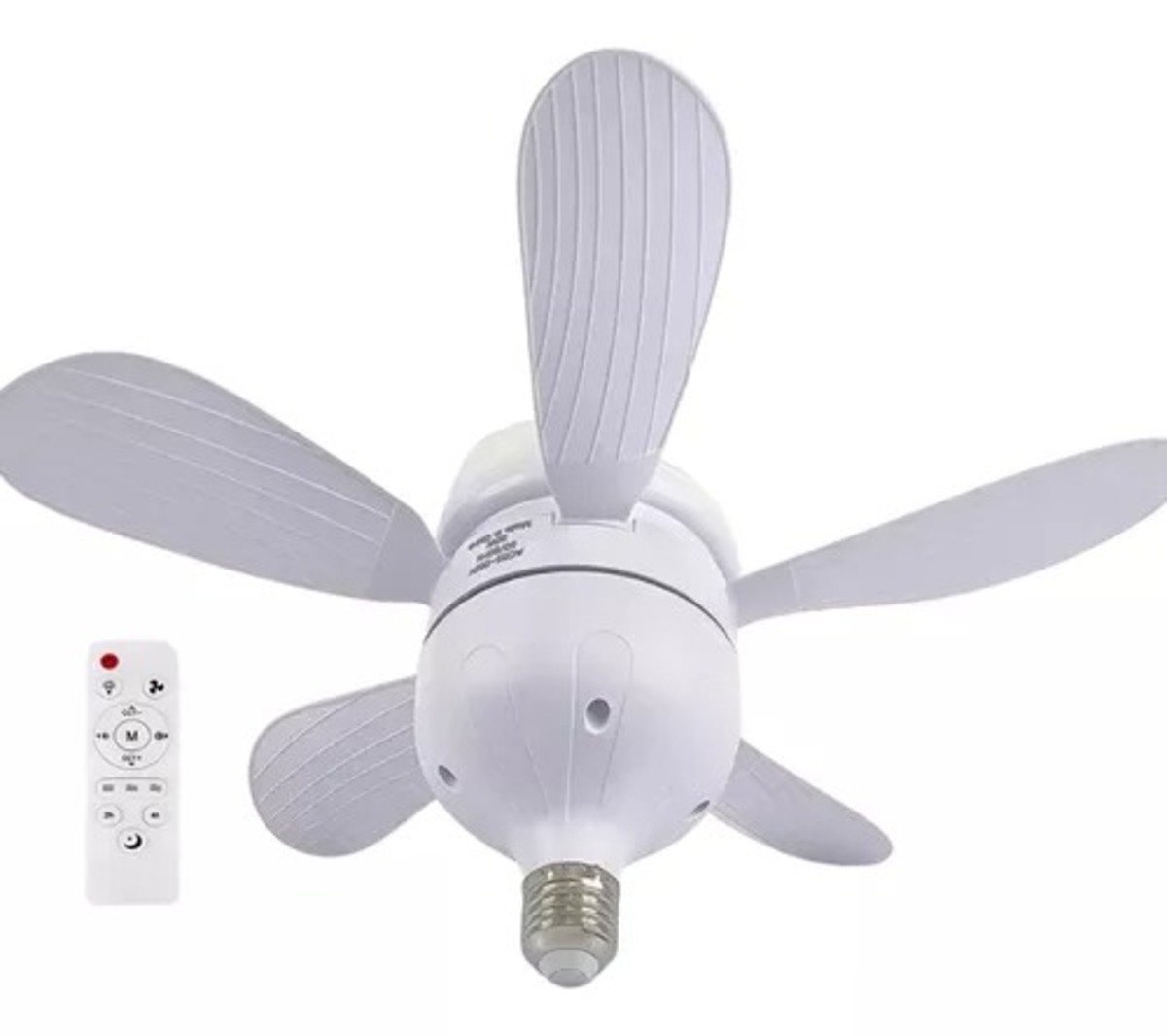 Mini Ventilador de Teto Led30w Super Silencioso Iluminação Eficiente e Conforto para Seu Ambiente