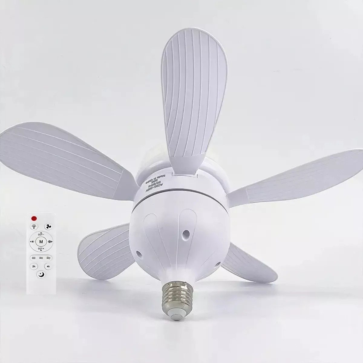 Mini Ventilador de Teto Led30w Super Silencioso Iluminação Eficiente e Conforto para Seu Ambiente - 3