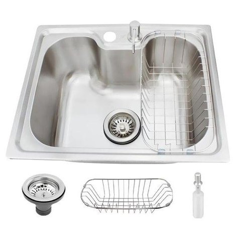 Cuba Cozinha Gourmet Aço Escovado 62x40x21cm