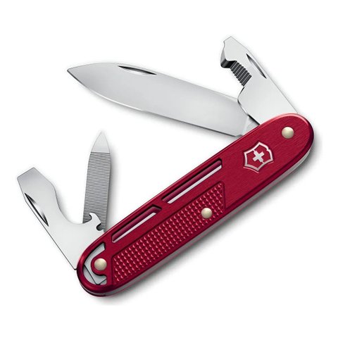 Canivete Suiço Sinergy Alox 9 Funções com Clip Red Victorinox 0.8216.20