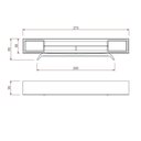 Ver imagem 3 de Rack Sala Tv até 75 Polegadas Ricco 273 Cm Laca Portas Palhinha Off White