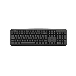 TECLADO USB DAY BY DAY C/ FIO 1801 R8 PRETO LETRON