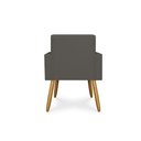 Ver mais imagens de Kit Sofá Namoradeira + 2 Poltrona Decorativa Tecido Courino Cor:Courino Cinza