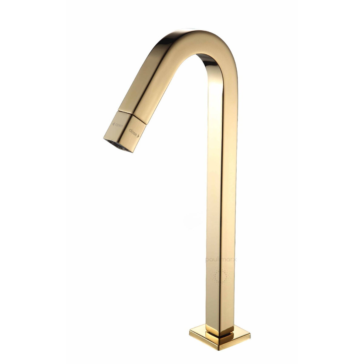 Torneira de Cuba Lavatório Banheiro Lavabo Pia Tube Gold Dourado Quadrado Alta Premium Luxo Pmx