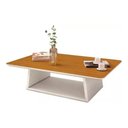 Ver imagem 1 de Mesa de Centro Retangular 109 X 68 X 30 Holambra Edn:off White/cedro