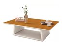 Ver imagem 1 de Mesa de Centro Retangular 109 X 68 X 30 Holambra Edn:off White/cedro