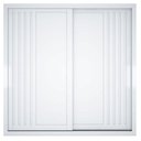 Ver imagem 2 de Guarda Roupa Casal Versalles Branco Absoluto 2 Portas e Cômoda Sapateira Versátil 4 Gavetas Branco
