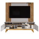 Ver imagem 3 de Home Estante Rack Atalaia para Tv até 75 Polegadas Cinamomo/off White