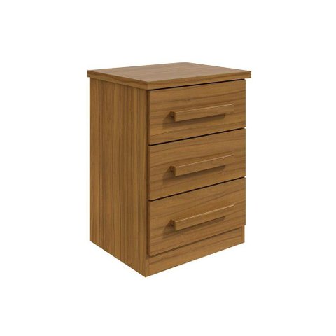 Mesa Cabeceira Casal Baião c/ 3 Gavetas Rovere - Lopas