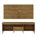 Ver imagem 6 de Rack com Painel para TV até 55 Polegadas 1 Porta 5 Nichos Retrô Espresso Móveis