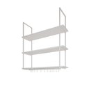 Ver imagem 2 de Nicho de Teto Indústrial Denver 95cm Branco