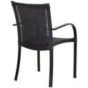 Ver imagem 4 de 6 Cadeiras Ascoli e Mesa Tampo Ripado 1,40m Alumínio Jardim, Piscina, Área