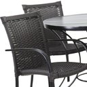 Ver imagem 2 de 6 Cadeiras Ascoli e Mesa Tampo Ripado 1,40m Alumínio Jardim, Piscina, Área