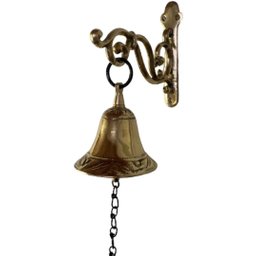 Sino De Parede Em Bronze Decorações Presentes Comemorações - 3