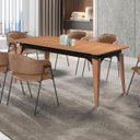 Ver imagem 2 de Mesa de Jantar Vitória Retangular 1,60m Cinamomo