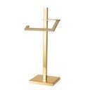 Ver imagem 1 de Toalheiro Vertical de Bancada Porta Toalha 33cm de Altura Aço Inox Dourado Brilhante Stainless
